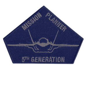 Aplike Ütü İle Yapışan Mission Planner Lacivert Arma 6 cm