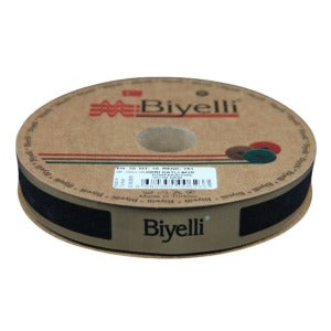 Biye Deri Katlı 751 Siyah 2 cm 10 Metre %100 Polyester