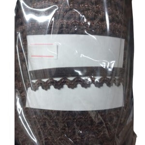 Çamaşır Lastiği Dantelli 1 cm 75 Metre 1 Top Kahverengi