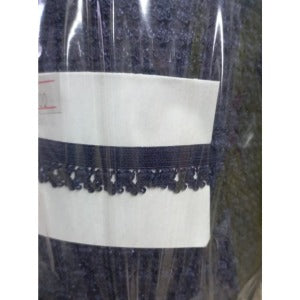 Çamaşır Lastiği Dantelli 1 cm 75 Metre 1 Top Lacivert