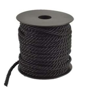 Kordon İp 5 mm Siyah