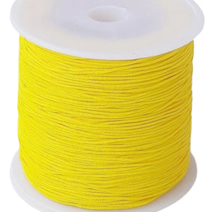 Paraşüt İpi, Bileklik-Kolye örgü ipi 1 mm 50 metre Sarı