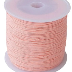 Paraşüt İpi, Bileklik-Kolye örgü ipi 1 mm 50 metre Somon