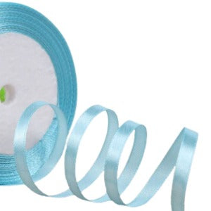 Saten Kurdele 1 cm 10 Metre Mint