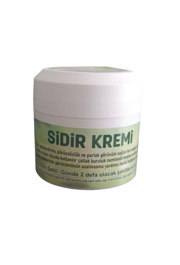 Sidir Bitkisi Özlü Doğal Cilt Bakım Kremi – 50 ml | Besleyici & Onarıcı Formül
