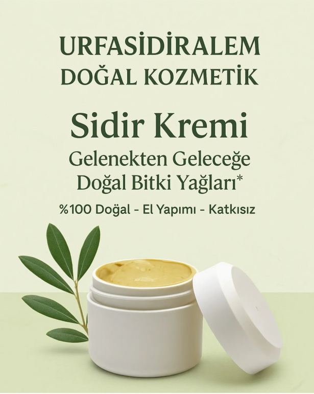 Sidir Bitkisi Özlü Doğal Cilt Bakım Kremi – 50 ml | Besleyici & Onarıcı Formül