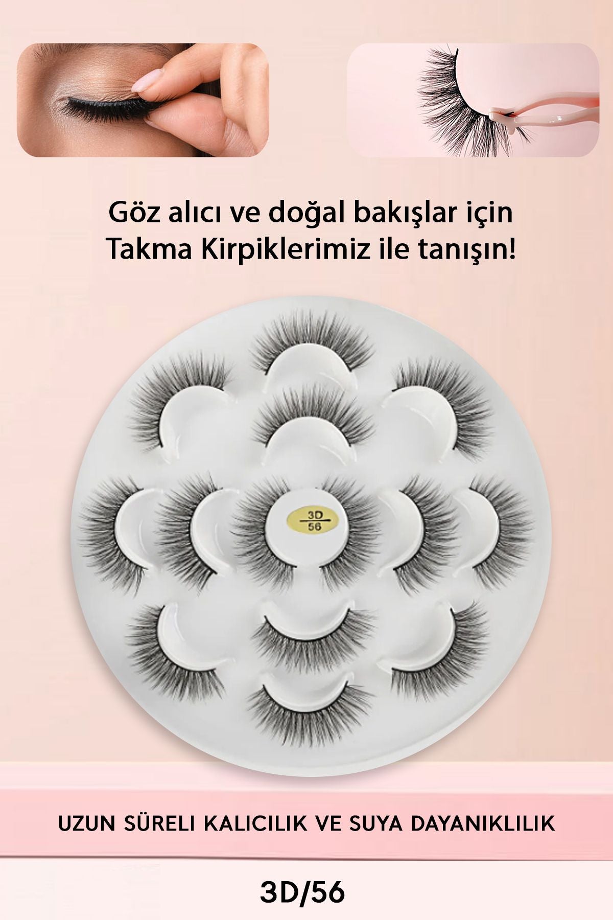 Takma Kirpik 3D Etkili – Günlük ve Özel Günler İçin İdeal 3D56