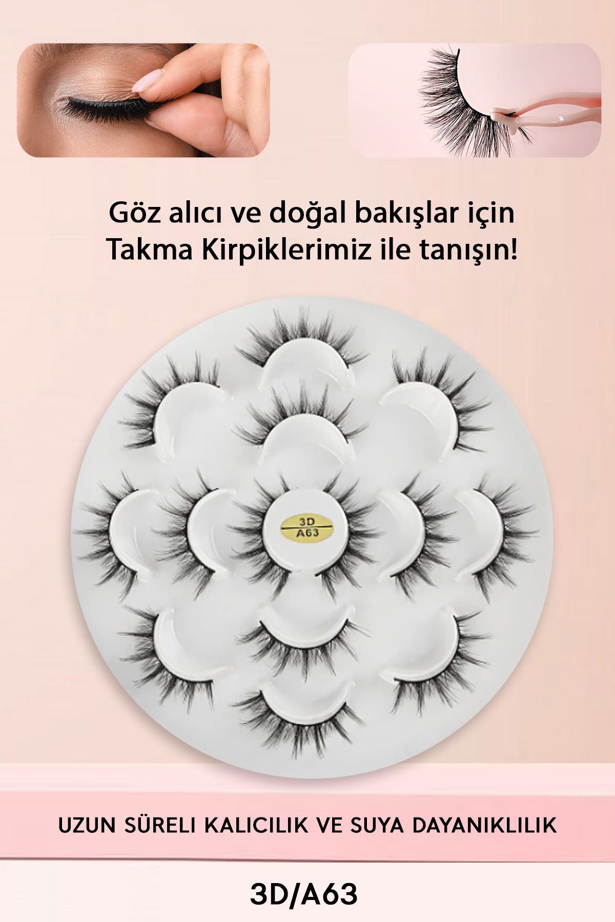 Takma Kirpik 3D Etkili – Günlük ve Özel Günler İçin İdeal 3da63