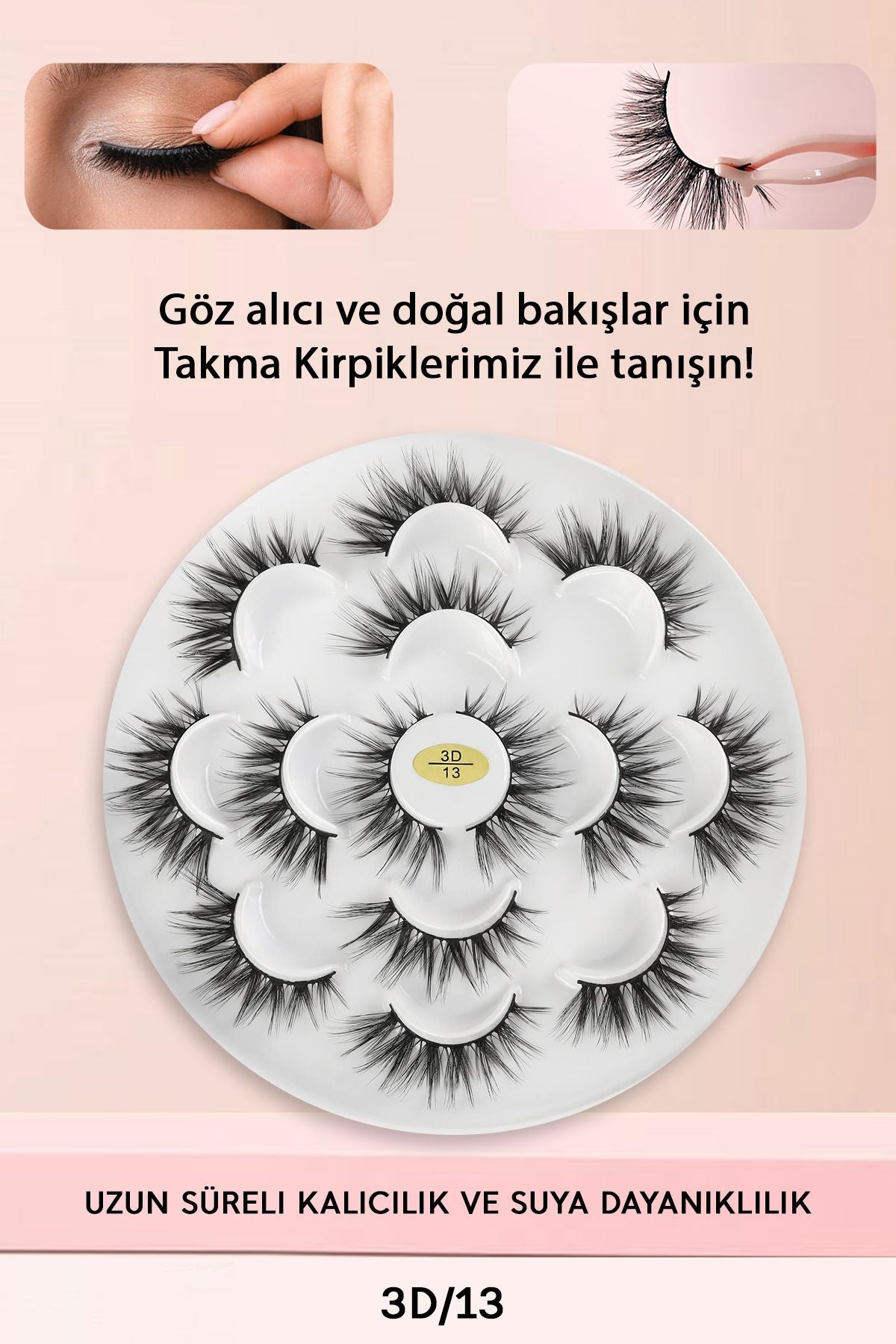 Takma Kirpik 3D Etkili – Günlük ve Özel Günler İçin İdeal 3D13