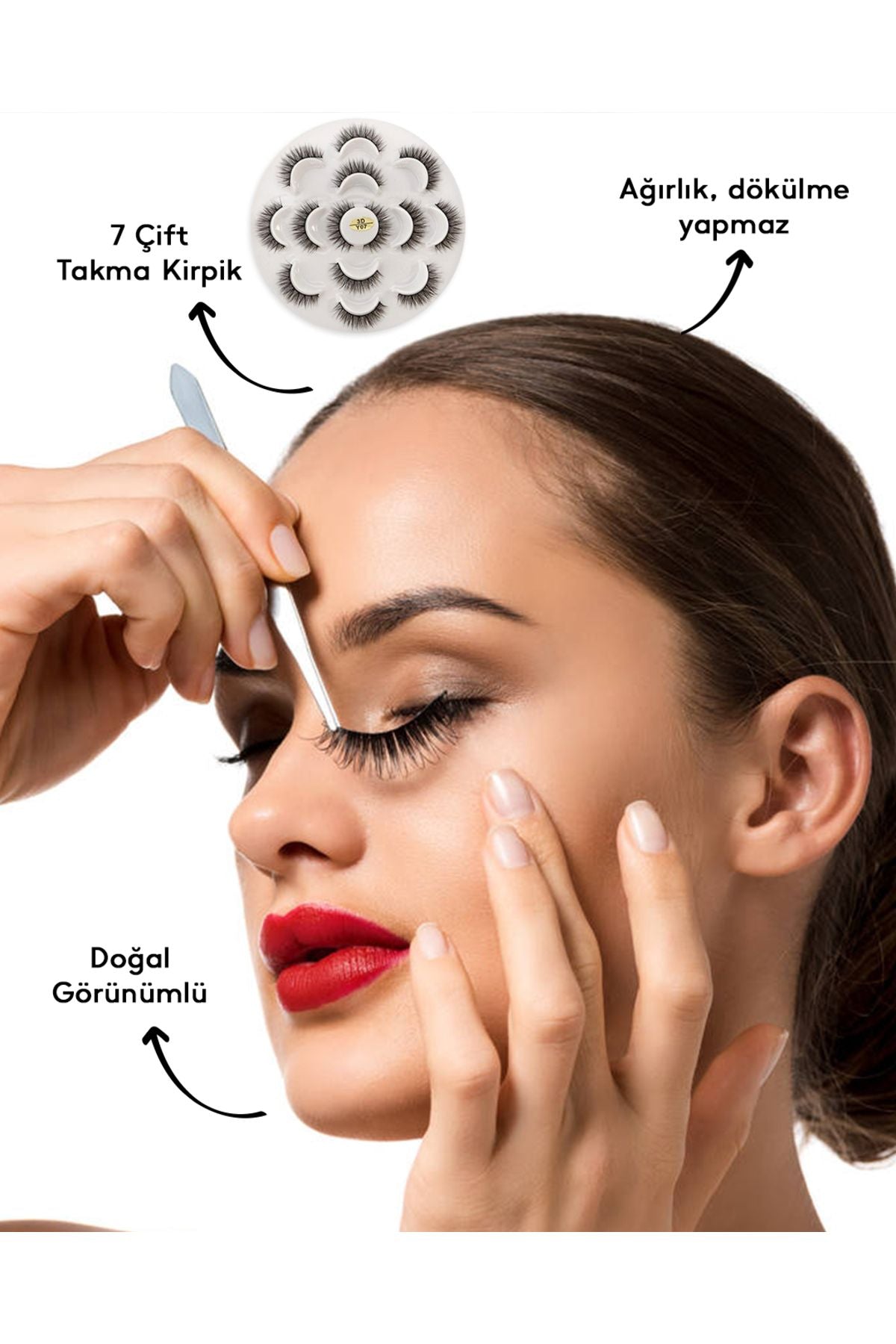 Takma Kirpik 3D Etkili – Günlük ve Özel Günler İçin İdeal CA090