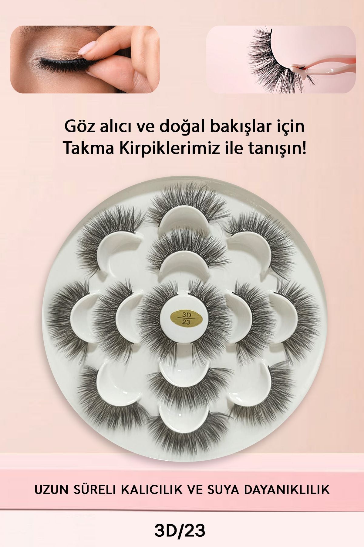 Takma Kirpik 3D Etkili – Günlük ve Özel Günler İçin İdeal 3D23