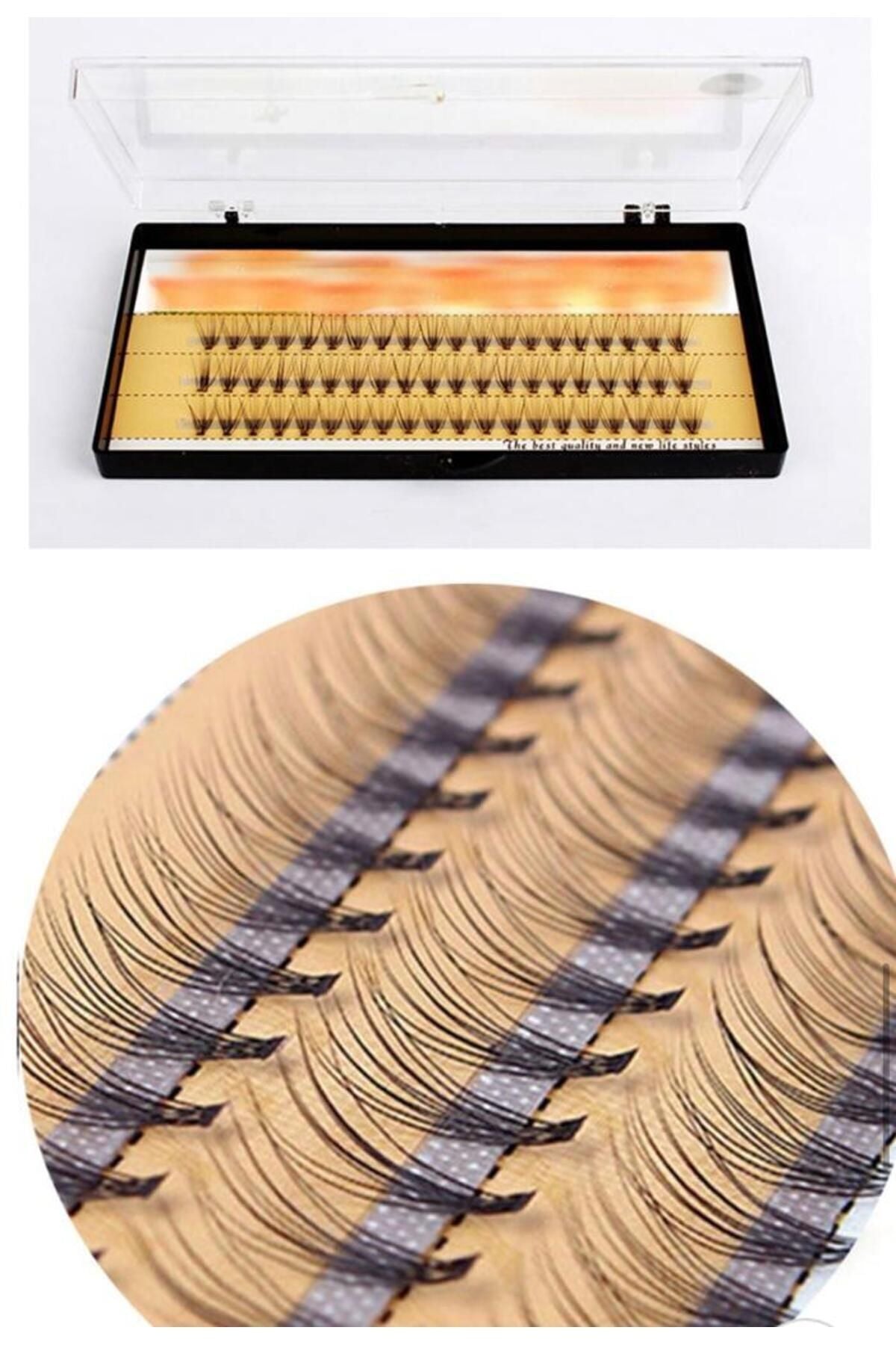 Tekli Takma Kirpik Gerçek Kıl - 10 mm