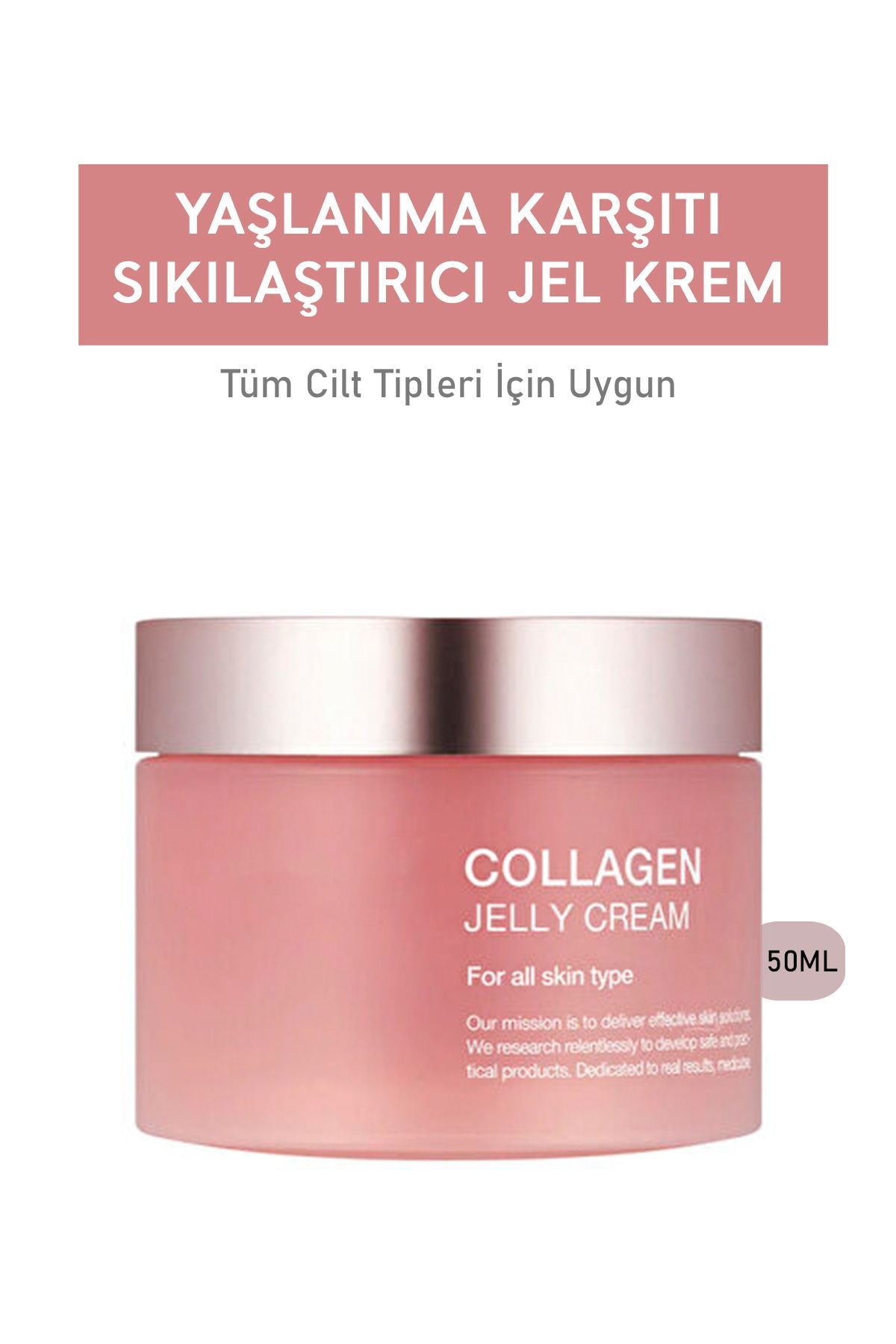 Yaşlanma Karşıtı Collagen Jel Yüz Kremi – Nemlendirici ve Onarıcı Gece Kremi