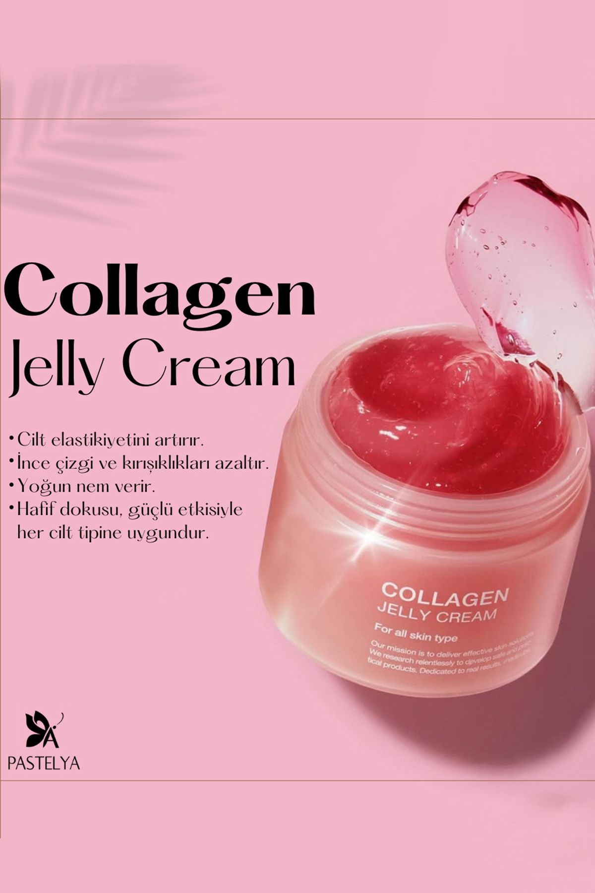 Yaşlanma Karşıtı Collagen Jel Yüz Kremi – Nemlendirici ve Onarıcı Gece Kremi