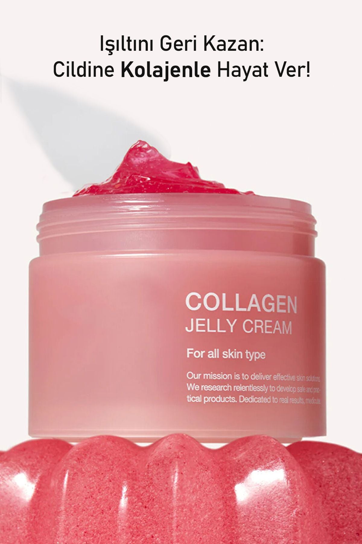 Yaşlanma Karşıtı Collagen Jel Yüz Kremi – Nemlendirici ve Onarıcı Gece Kremi