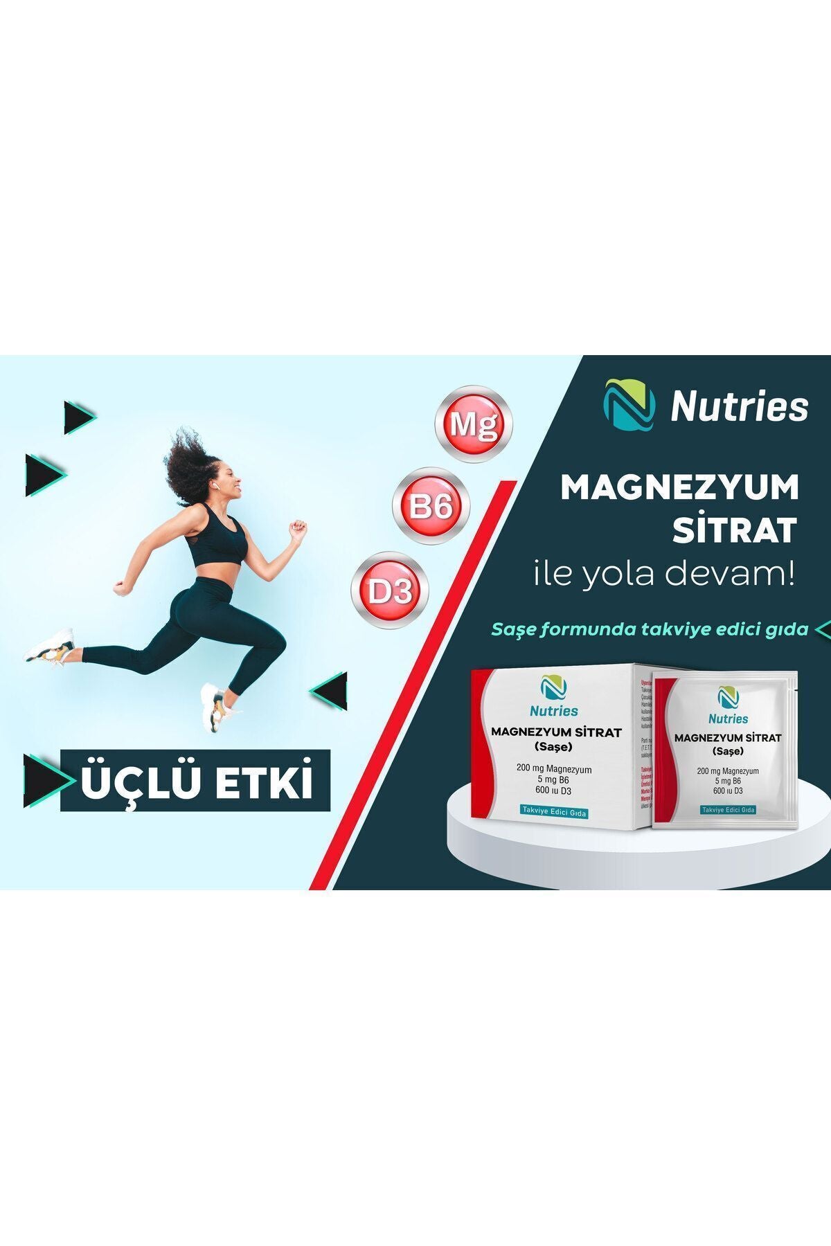 Magnezyum Sitrat Saşe – 2’li Avantaj Paketi