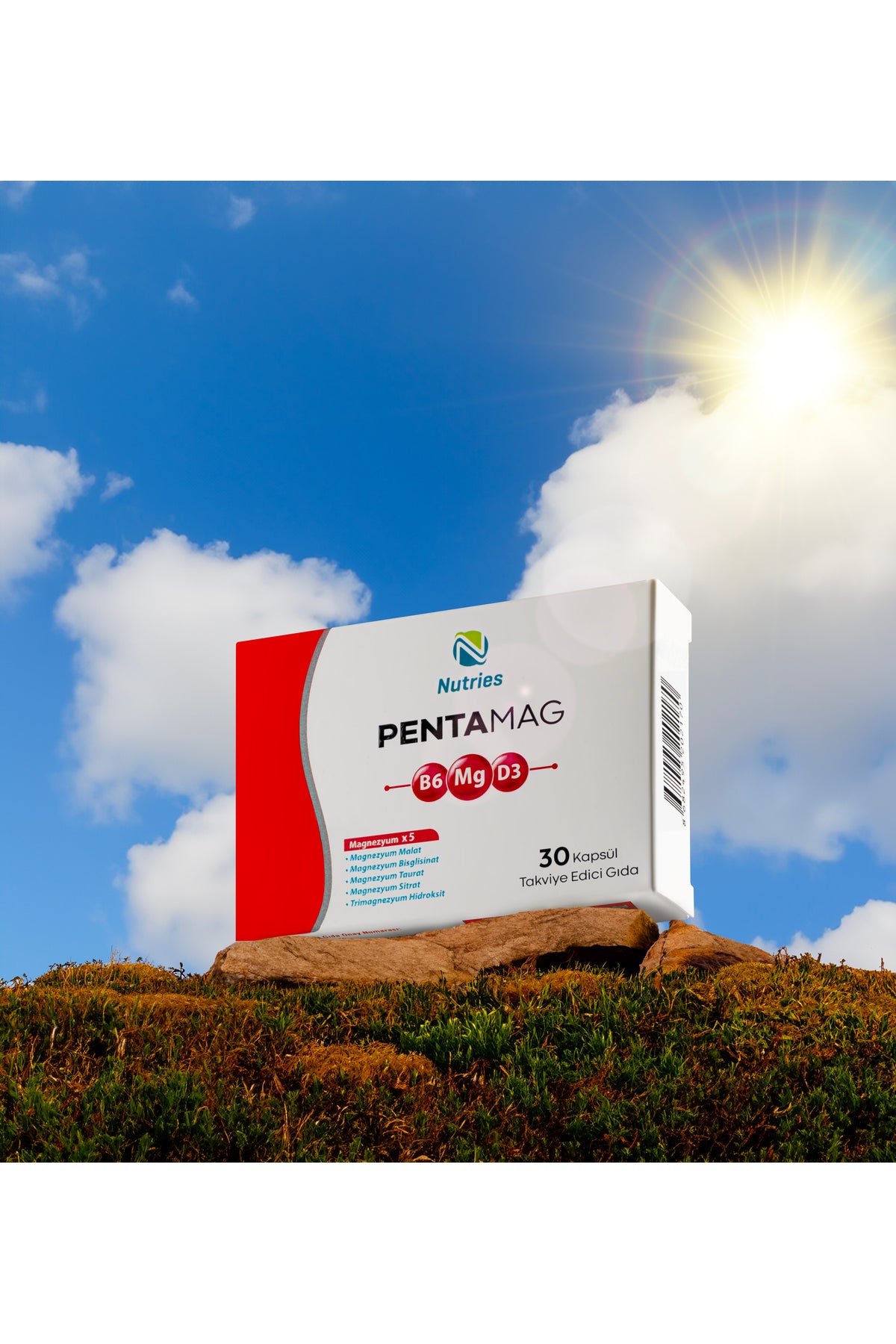 PentaMag Magnezyum Takviyesi 30 Kapsül – 2’li Avantaj Paketi