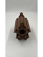 Ahşap Kuş Yuvası Evi Ceviz 20 cm x 15 cm x 22 cm