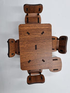 Ahşap Dekoratif Oyuncak Masa Sandalye Takımı 6'lı Set