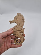 1 Adet Sevimli Deniz Atı Ahşap Boyama Okul Dıy Etkinlik Aktivite Sanat 15 cm x 7 cm