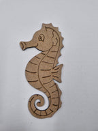 1 Adet Sevimli Deniz Atı Ahşap Boyama Okul Dıy Etkinlik Aktivite Sanat 15 cm x 7 cm