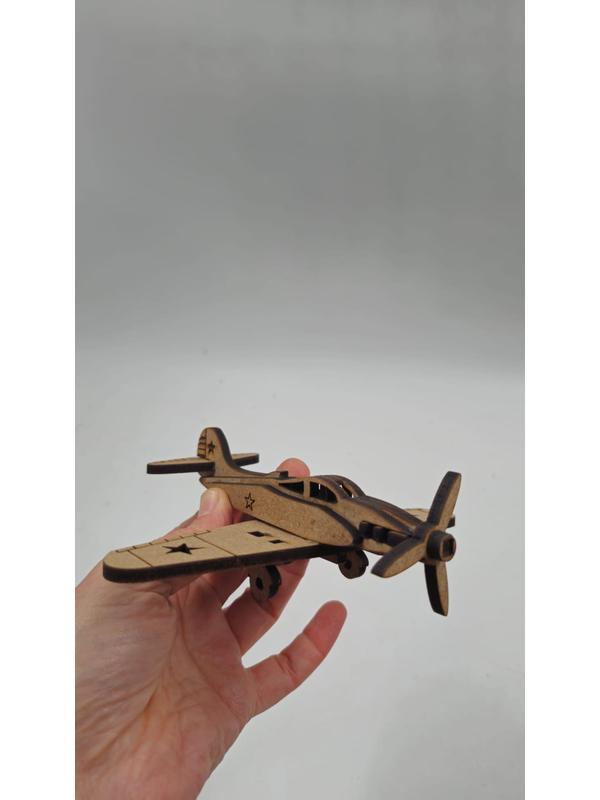 Ahşap Oyuncak Uçak