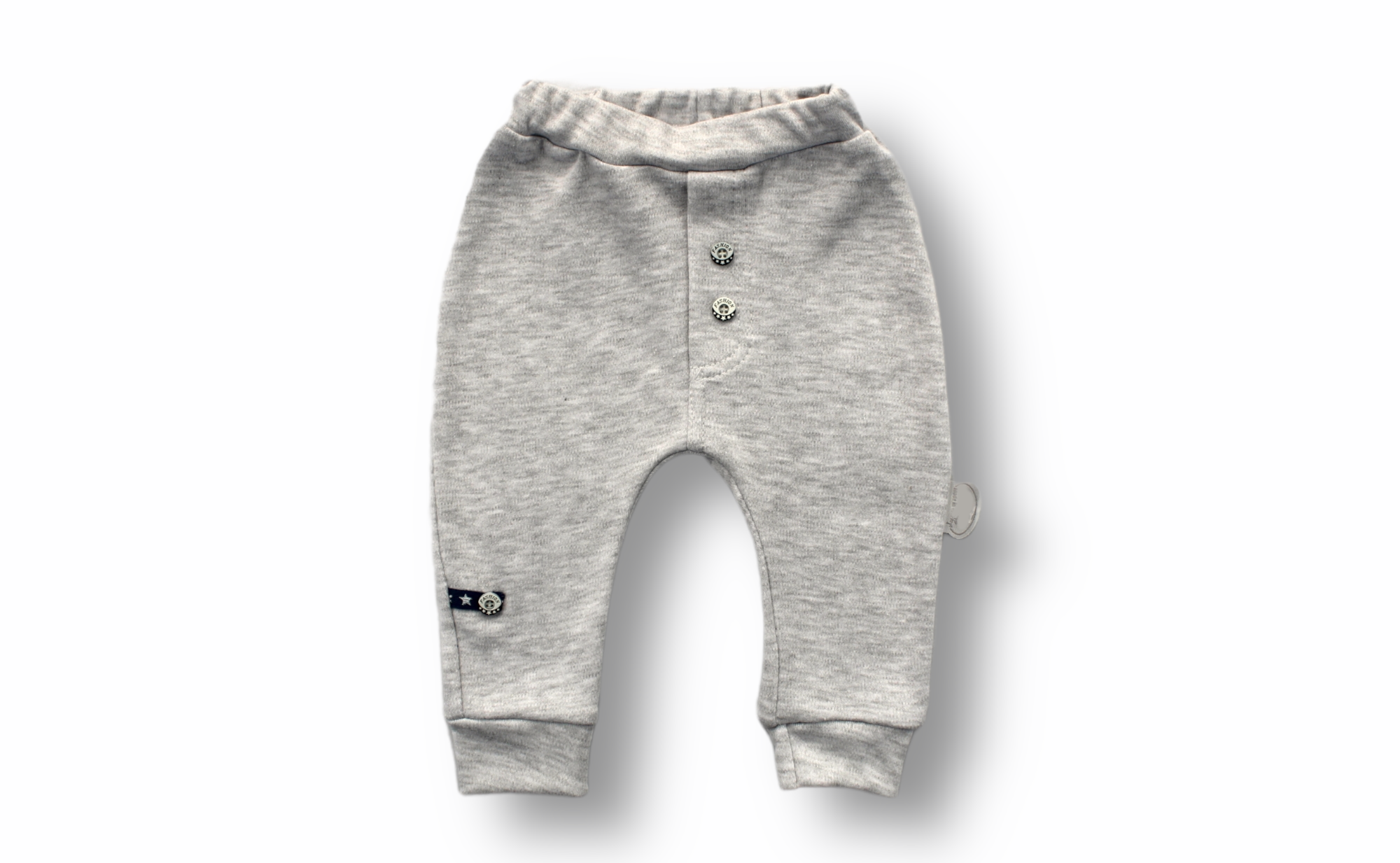 3-6 6-9 9-12 Ay Kuyruklu Yıldız Nakışlı Şapkalı Uzun Kollu Zıbınlı 3lü Kız-erkek Bebek Takımı