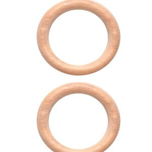 Amigurimi Ahşap Halka 7 cm 2'li