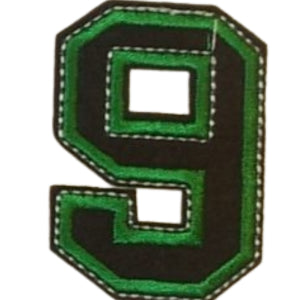 Aplike Ütü İle Yapışan 9 Rakamı Arma 4x5 cm