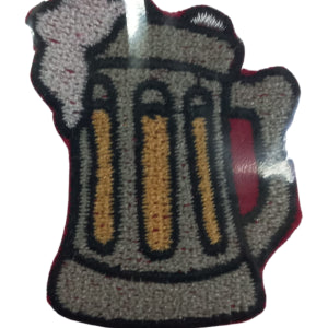 Aplike Ütü İle Yapışan Bira Bardağı Arma 3x3 cm