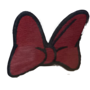 Aplike Ütü İle Yapışan Küçük Kelebek Kırmızı Arma 3x2 cm