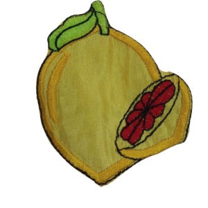Aplike Ütü İle Yapışan Limon Desen