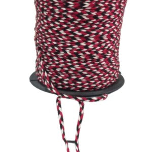 Bileklik ipi, Hediye Paketleme ipi, Şans, Bereket, Aşk, Şifa, Güç 1 mm Pamuk 1 metre Kırmızı