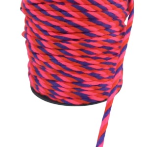 Bileklik ipi, Hediye Paketleme ipi, Şans, Bereket, Aşk, Şifa, Güç 5 mm Pamuk 5 metre Fuşya