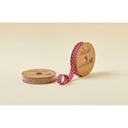 Biye Büyük Puanlı Katlı A11 Bordo 2 cm 25 Metre %65 Koton %35 Polyester