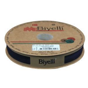 Biye Deri Katlı 753 Lacivert 2 cm 10 Metre %100 Polyester