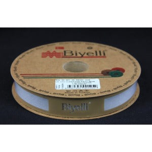 Biye Koton Katlı D29 Gri 2 cm 25 Metre %65 Koton %35 Polyester