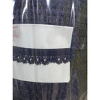 Çamaşır Lastiği Dantelli 1 cm 75 Metre 1 Top Lacivert