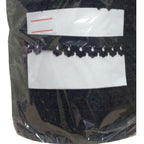 Çamaşır Lastiği Dantelli 1 cm 75 Metre 1 Top Siyah