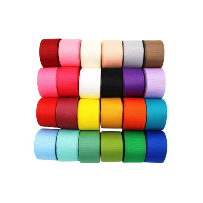 Grogren Kurdele 1 cm 10 Metre Bordo