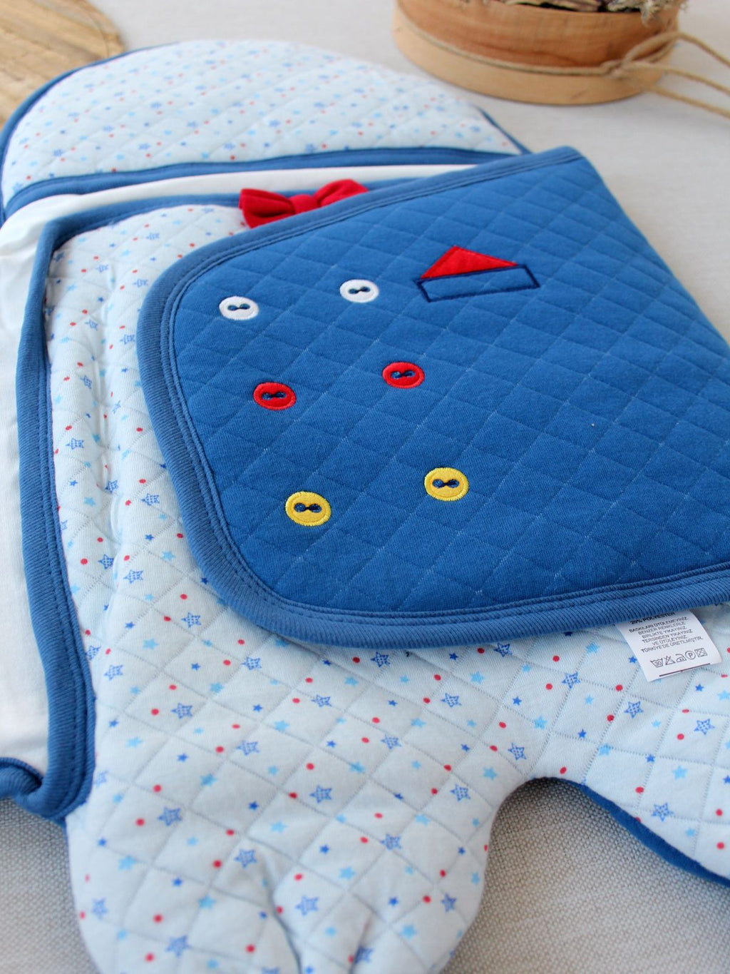 Yenidoğan Açılır Kucaklı Smokin Ayaklı Erkek Bebek Kundak