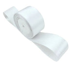 Saten Kurdele 6 cm Beyaz 2 Metre