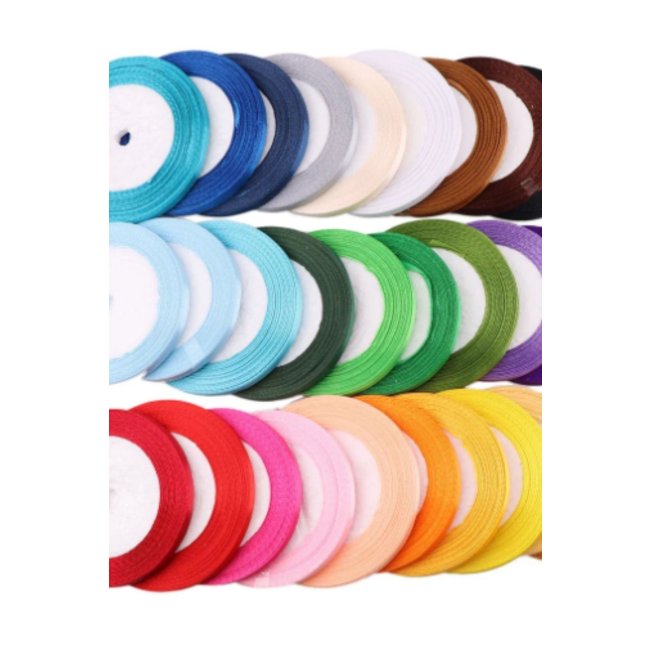 Saten Kurdele 6 mm Mint 10 Metre