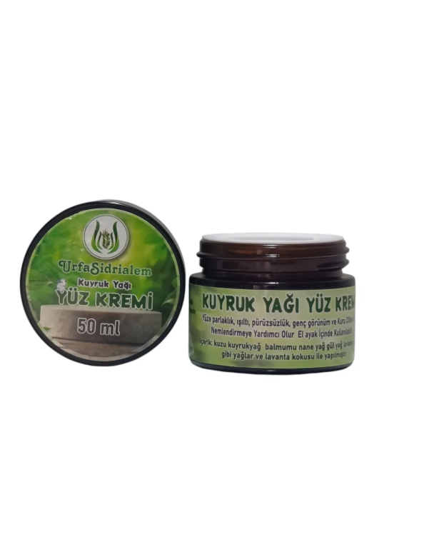 Kuyruk Yağı & Kolajen İçerikli Doğal Yüz Bakım Kremi – 50 ml | Sıkılaştırıcı & Nemlendirici Etki