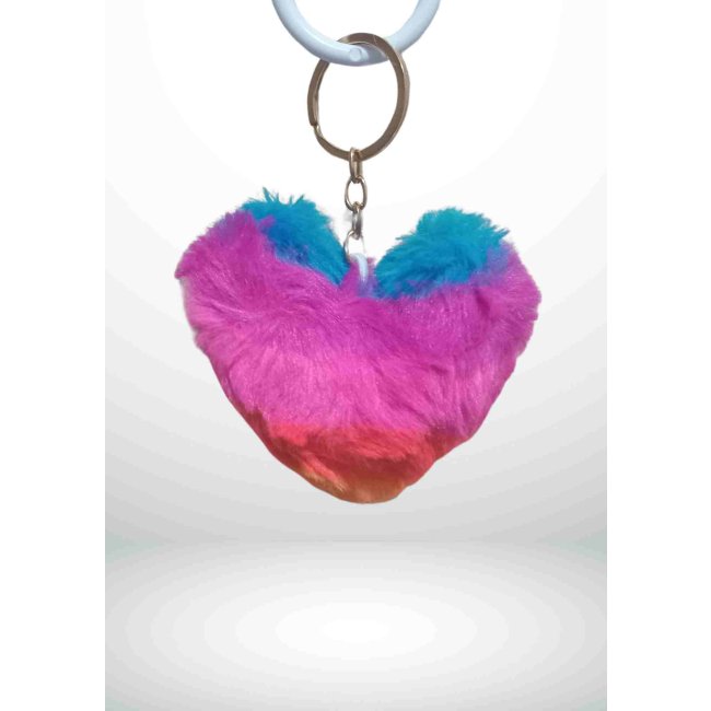 Anahtarlık Peluş Kalp – Sevgi Dolu Tasarım