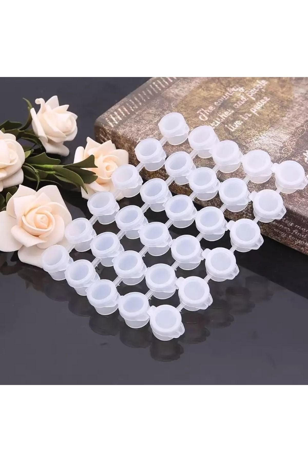 5 Takım 6’lı 3 ml Boş Boya Kabı – Boya Saklama ve Karıştırma Kutusu
