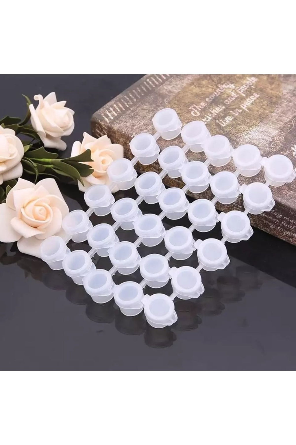 5 Takım 6’lı 3 ml Boş Boya Kabı – Boya Saklama ve Karıştırma Kutusu