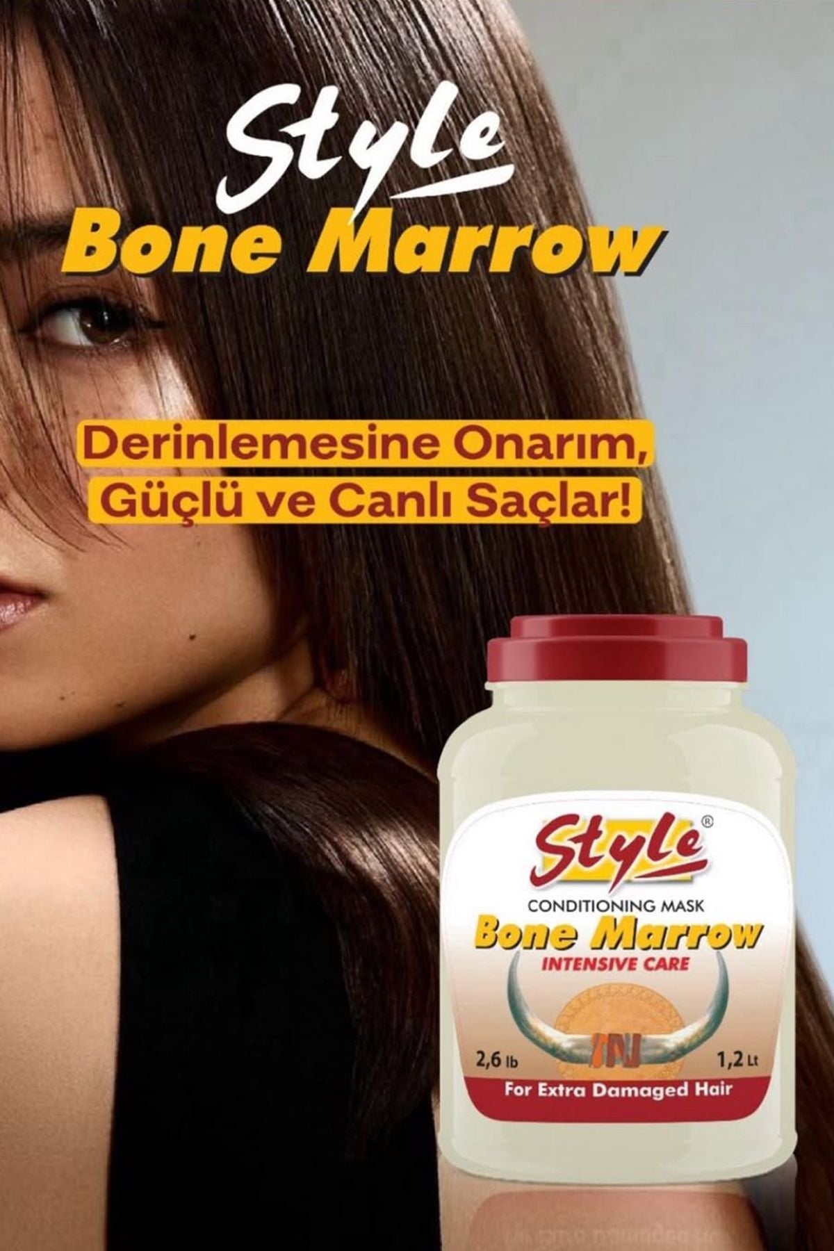 Style Bone Marrow Kemik İliği Saç Bakım Maskesi – 1200 ml