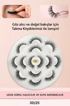 Takma Kirpik 3D Etkili 7 Çift – Günlük Ve Özel Günler Için İdeal 3d25