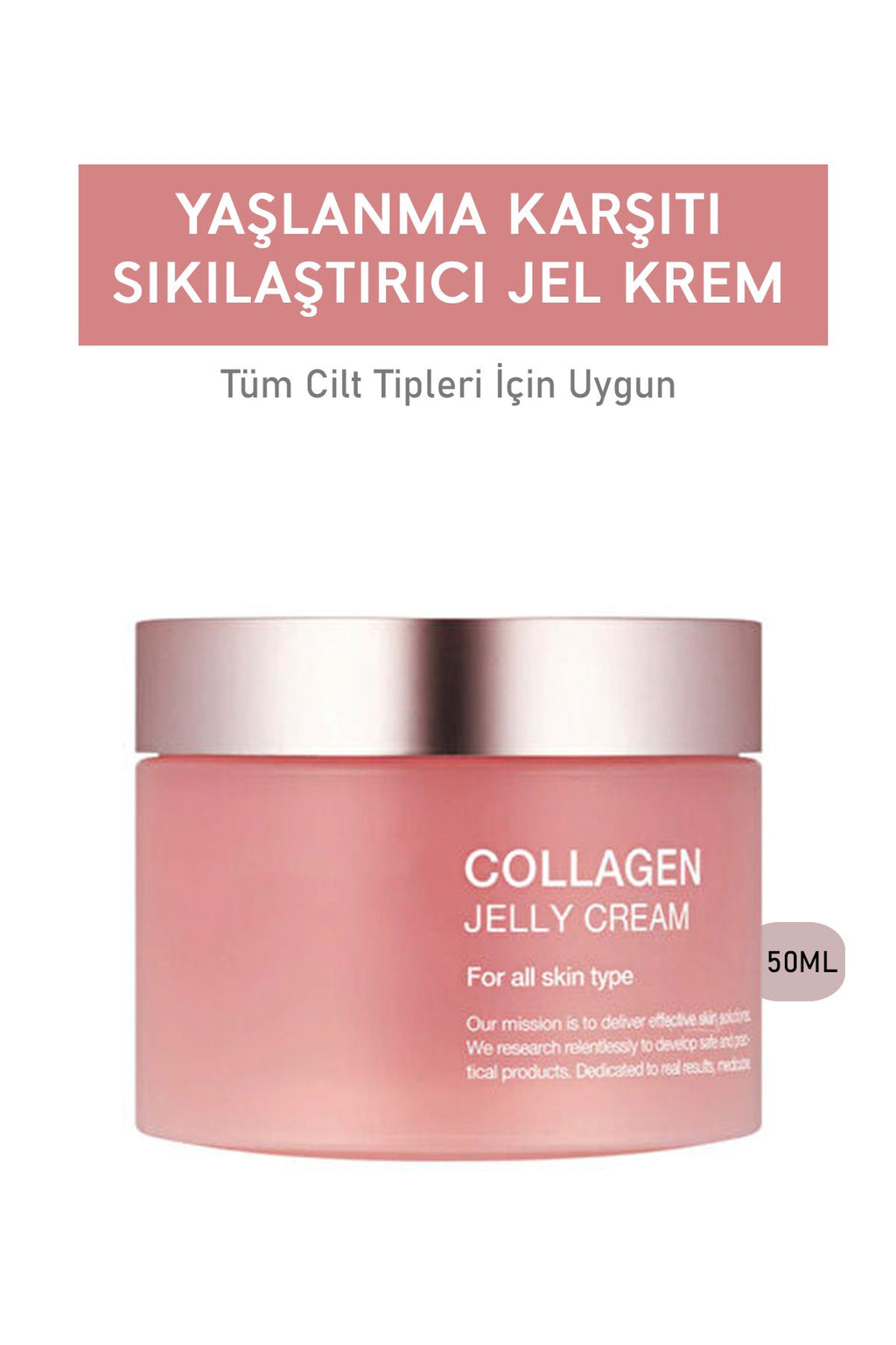 Yaşlanma Karşıtı Collagen Jel Yüz Kremi – Nemlendirici ve Onarıcı Gece Kremi